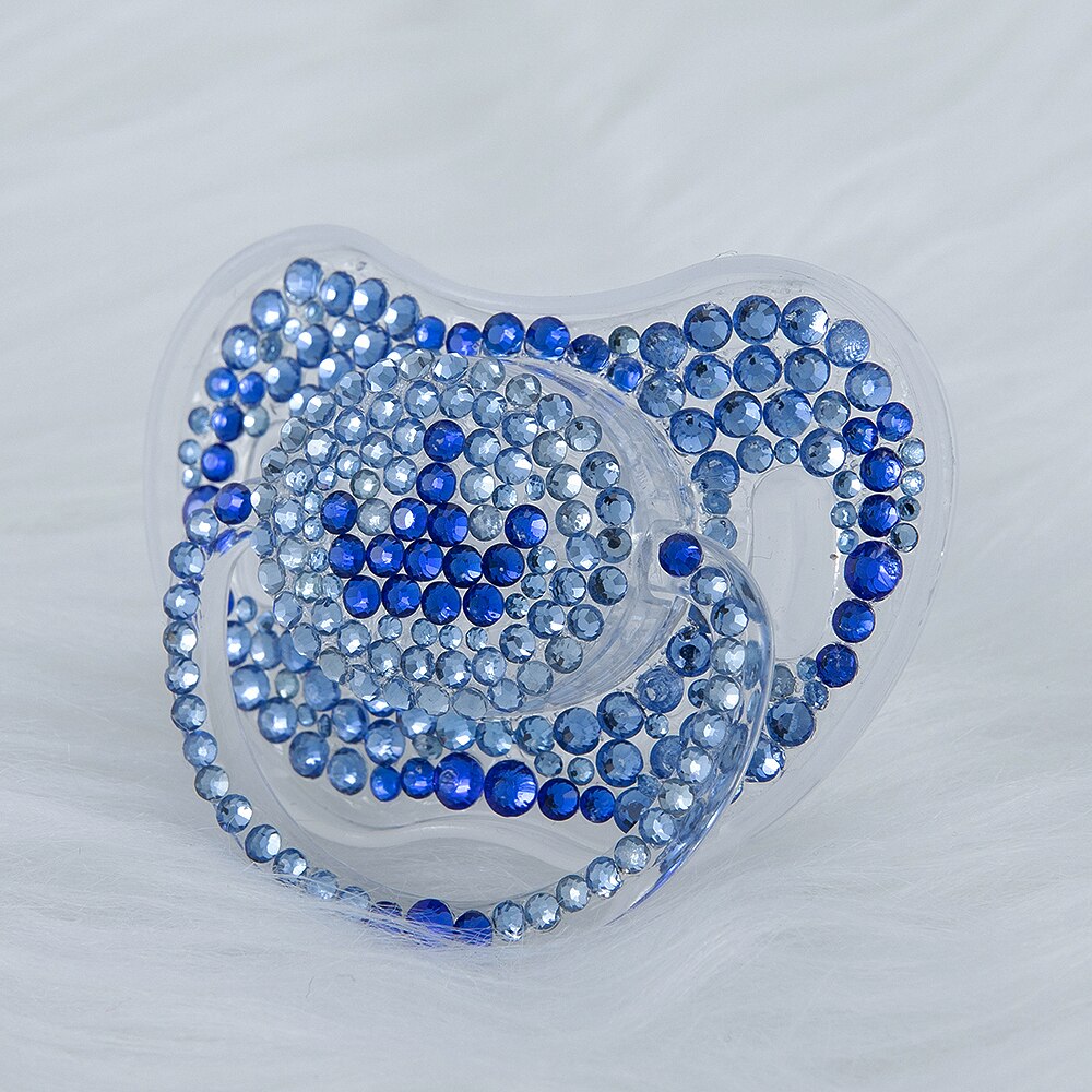 MIYOCAR bling Rhinestone pacifier unique design BPA free dummy bling unique gift baby shower