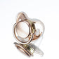 Miyocar Luxurious Rose Gold Pacifiers Bring 3 Replacement Silicone Teat Includes All Size for Boy and Girl Baby Shower Gift