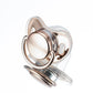Miyocar Luxurious Rose Gold Pacifiers Bring 3 Replacement Silicone Teat Includes All Size for Boy and Girl Baby Shower Gift