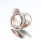 Miyocar Luxurious Rose Gold Pacifiers Bring 3 Replacement Silicone Teat Includes All Size for Boy and Girl Baby Shower Gift